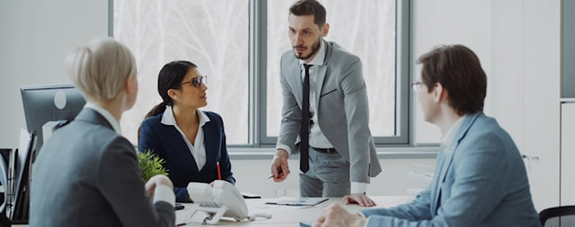 team working together on software development